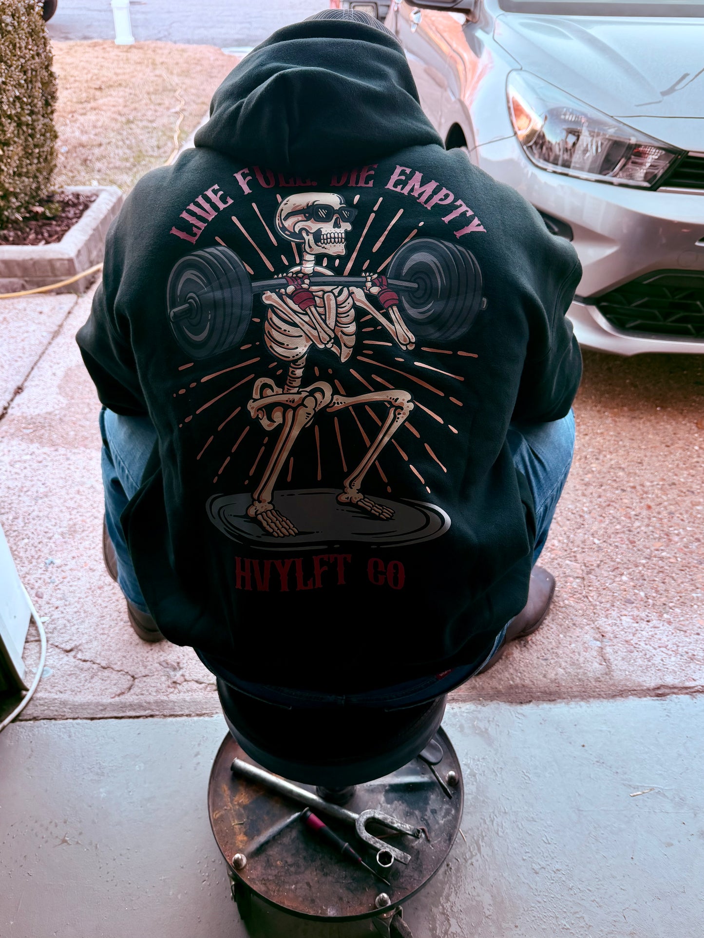 HVY/LFT | Signature Soft Oversized Hoodie - LIVE - DIE FS