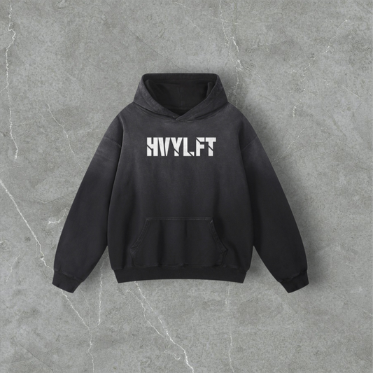 HVYWEIGHT Sunfade Hoodie Black