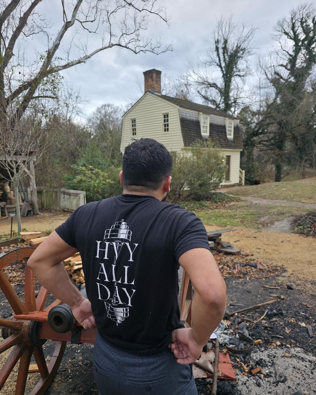 HVY/LFT | ALL DAY BLACK SHIRT