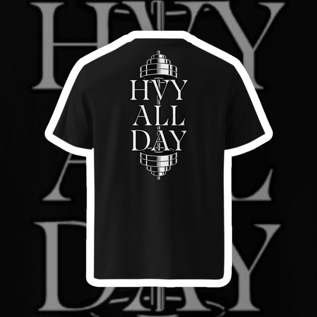 HVY/LFT | ALL DAY BLACK SHIRT