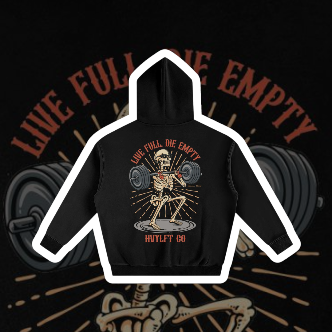 HVY/LFT | Signature Soft Oversized Hoodie - LIVE - DIE FS