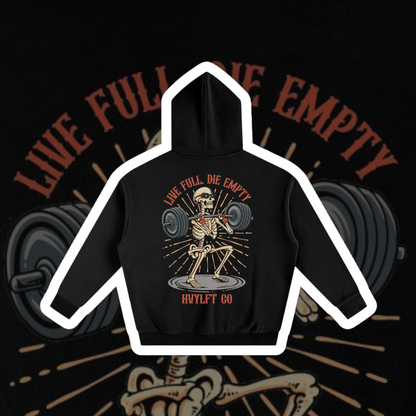 HVY/LFT | Signature Soft Oversized Hoodie - LIVE - DIE FS