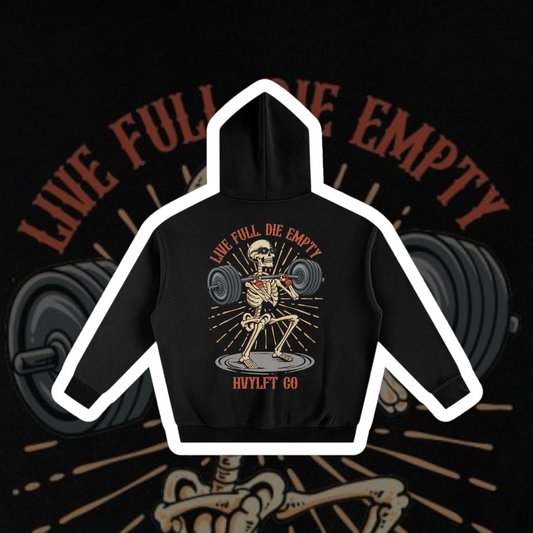 HVY/LFT | Signature Soft Oversized Hoodie - LIVE - DIE FS