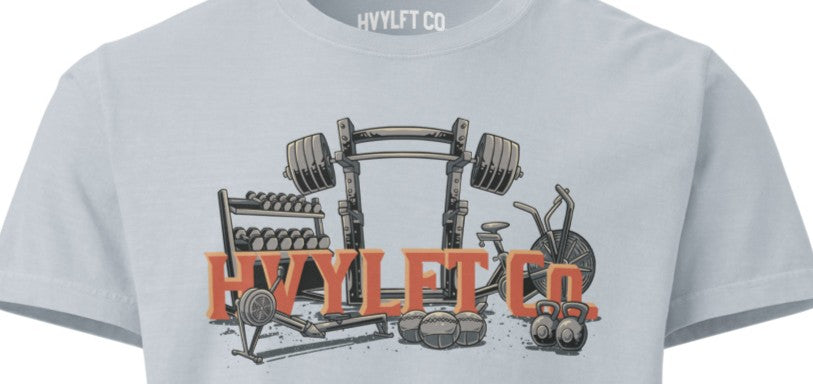 HVY/LFT PREMIUM OVERSIZED TEE | LIGHT WASH DENIM