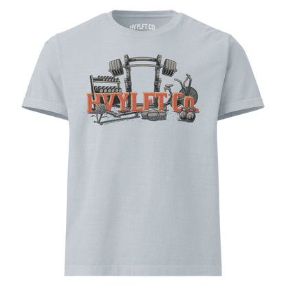 HVY/LFT PREMIUM OVERSIZED TEE | LIGHT WASH DENIM