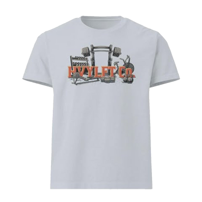 HVY/LFT PREMIUM OVERSIZED TEE | LIGHT WASH DENIM